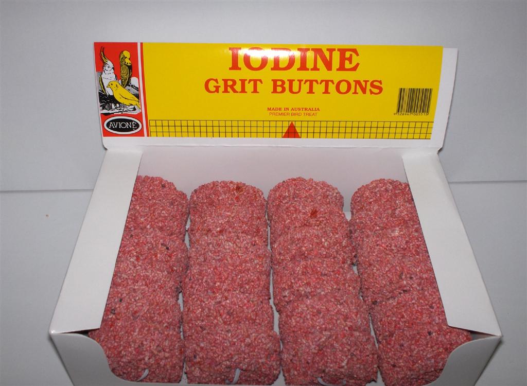 AVIONE IODINE GRIT BOXED BUTTONS (24X55G) - Click Image to Close